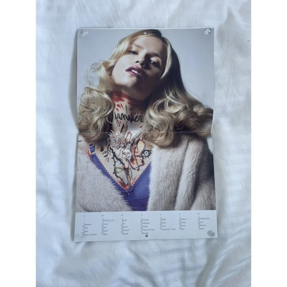 2008 VOGUE Paris France Calendar Terry Richardson Carine Roiteld Sexy Supermodel